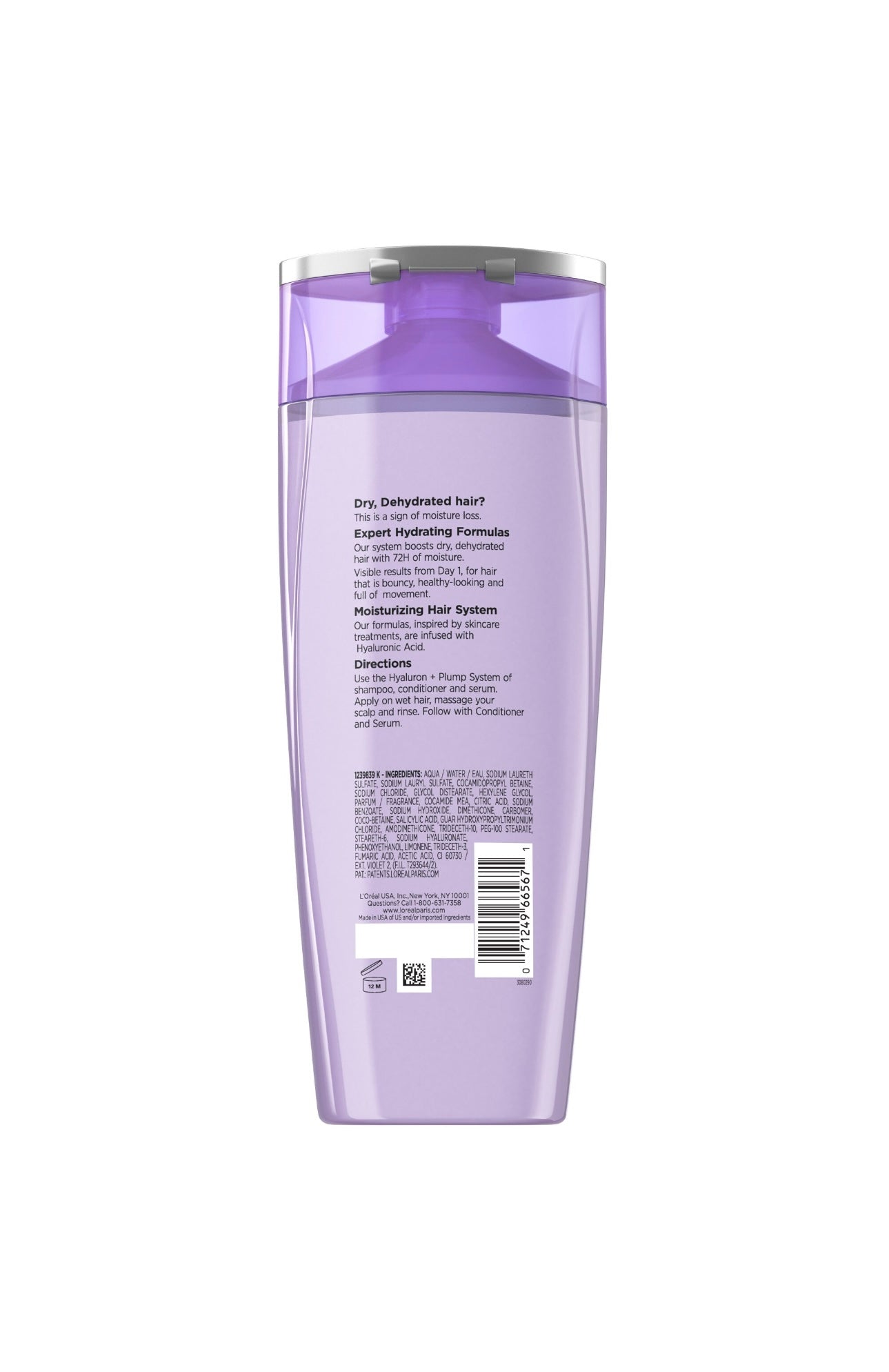 L'Oreal Paris Elvive Hyaluron + Plump
Hydrating Shampoo