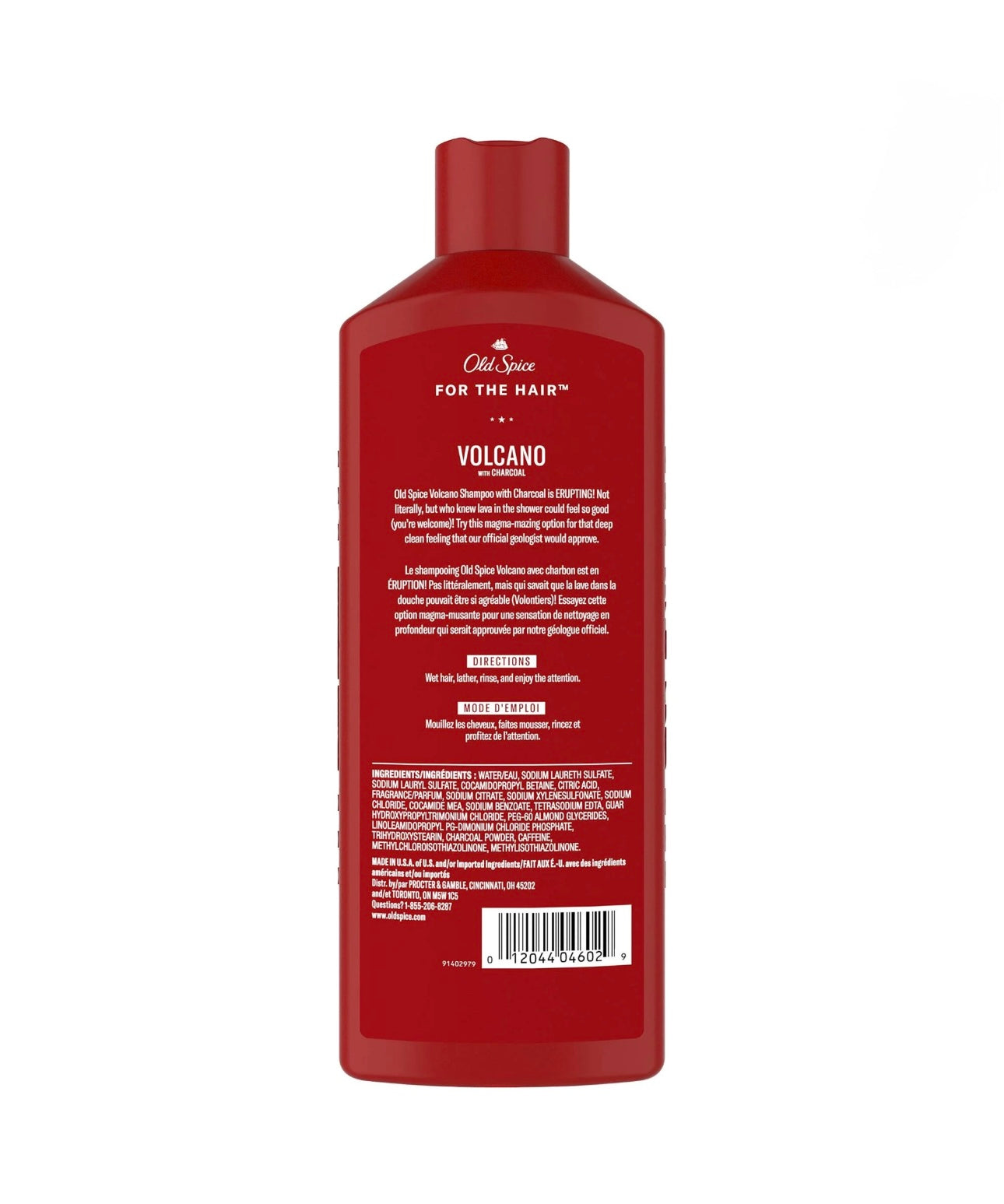 Old Spice Shampoo Volcano w/ Charcoal, 13.5 fl.oz