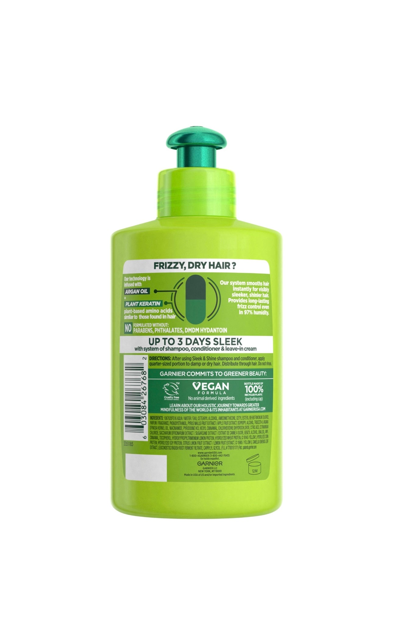 Garnier Fructis Sleek & Shine Intensely Smooth Leave-In Conditioning Cream