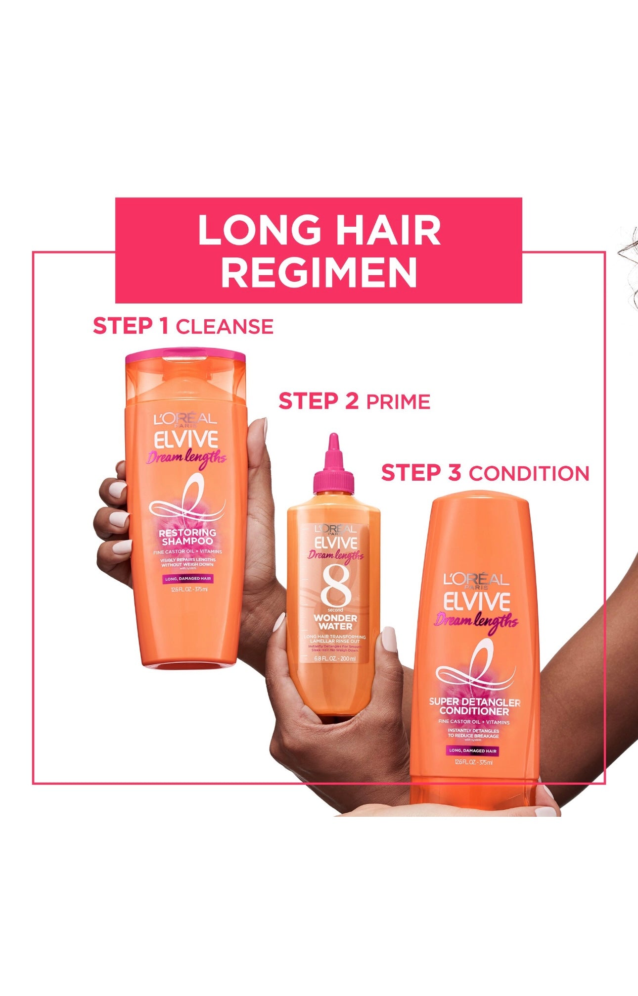 L'Oreal Paris Elvive Dream Lengths
Restoring Shampoo