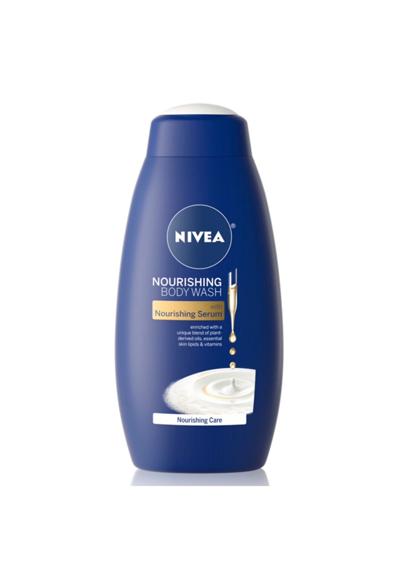 NIVEA Nourishing Care Body Wash with Nourishing Serum, 20 OZ